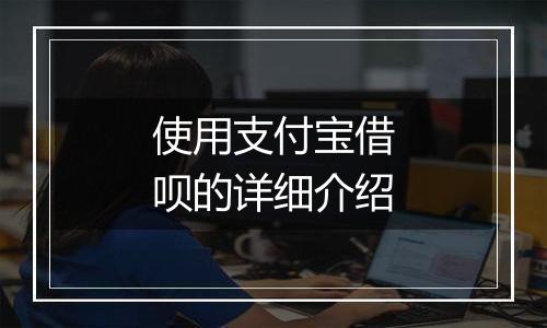 使用支付宝借呗的详细介绍